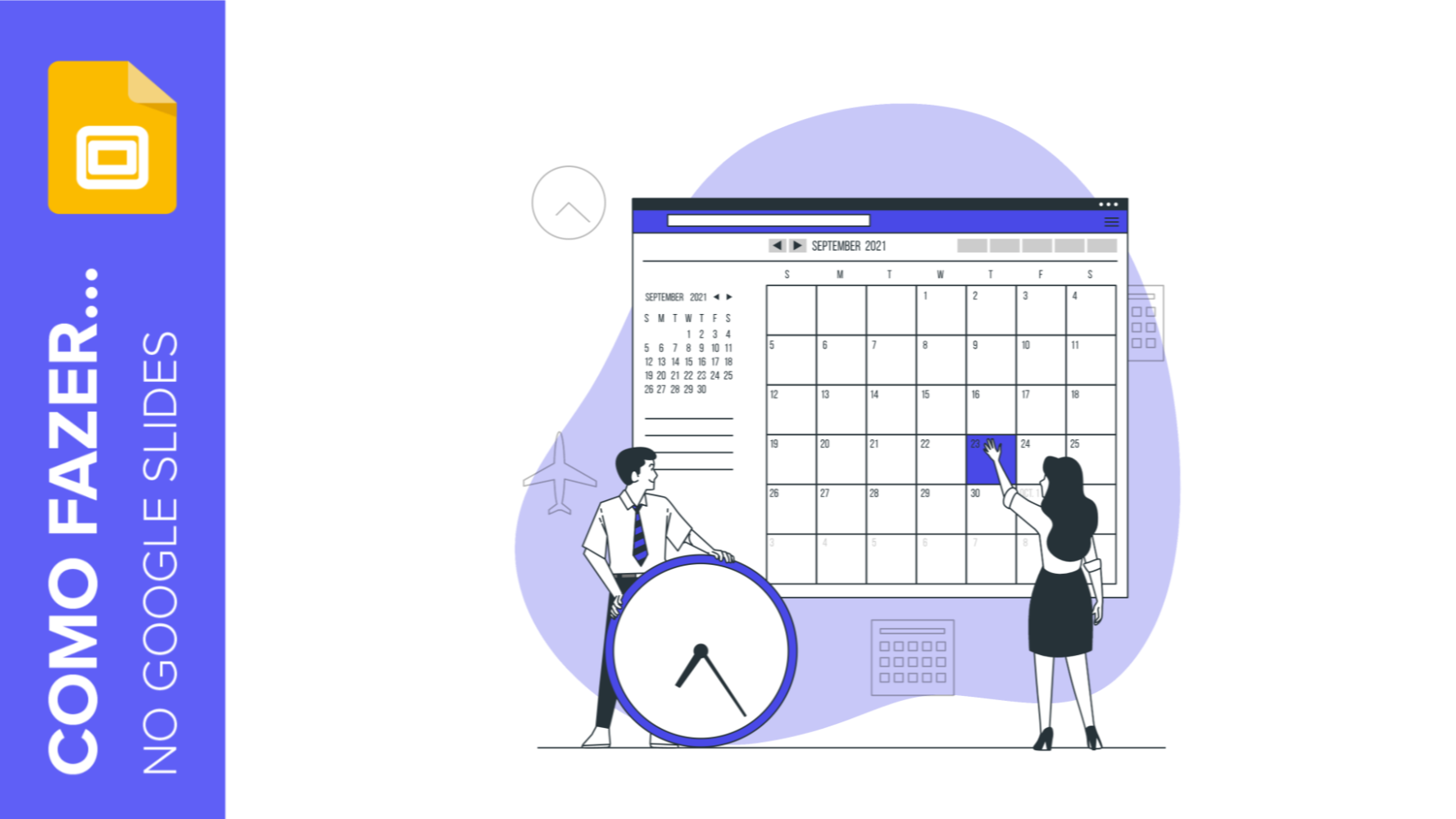 Como fazer um calendário no Google Slides | Tutoriais e Dicas de apresentação