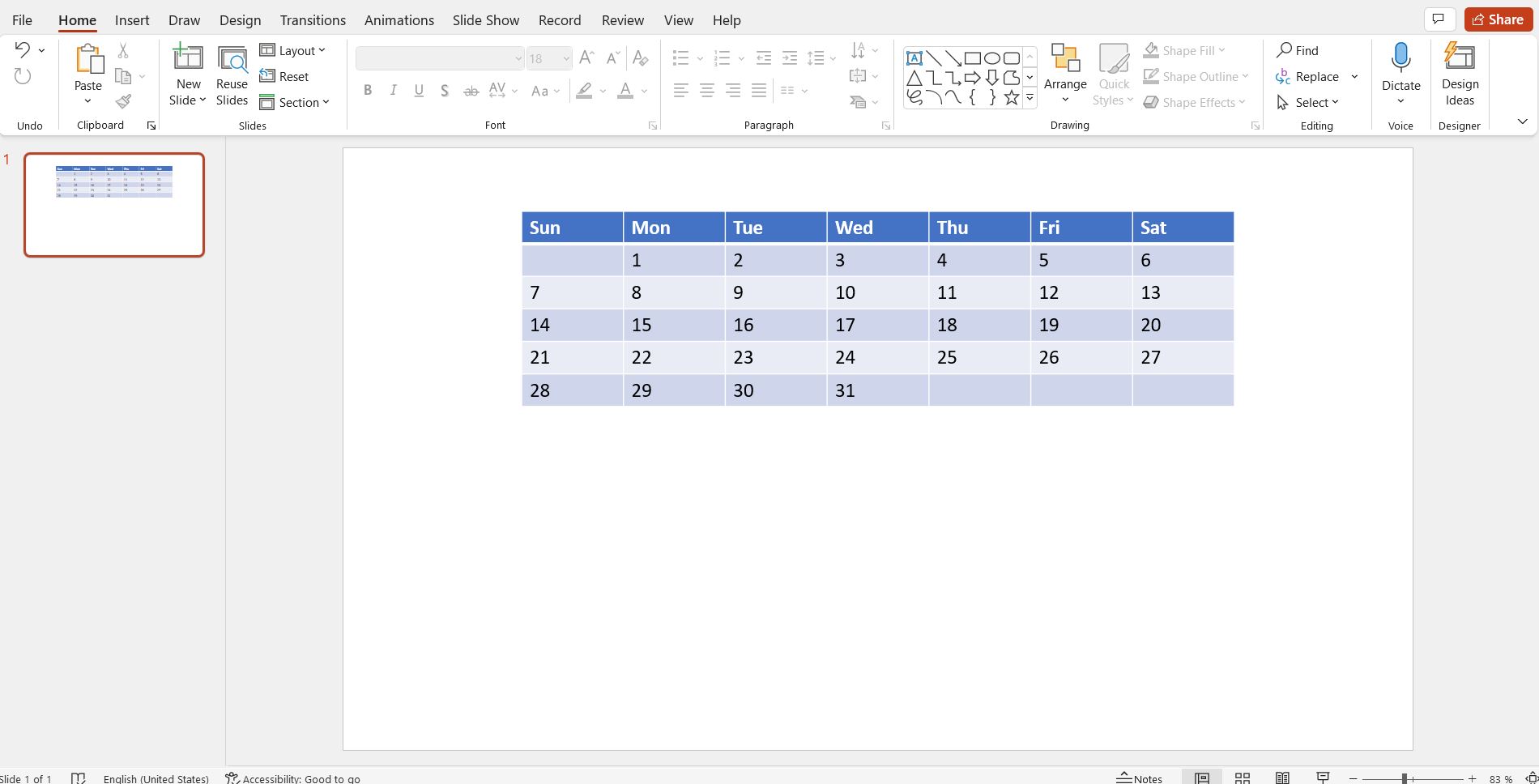 How To Create A Calendar In Powerpoint Printable Form Templates And 