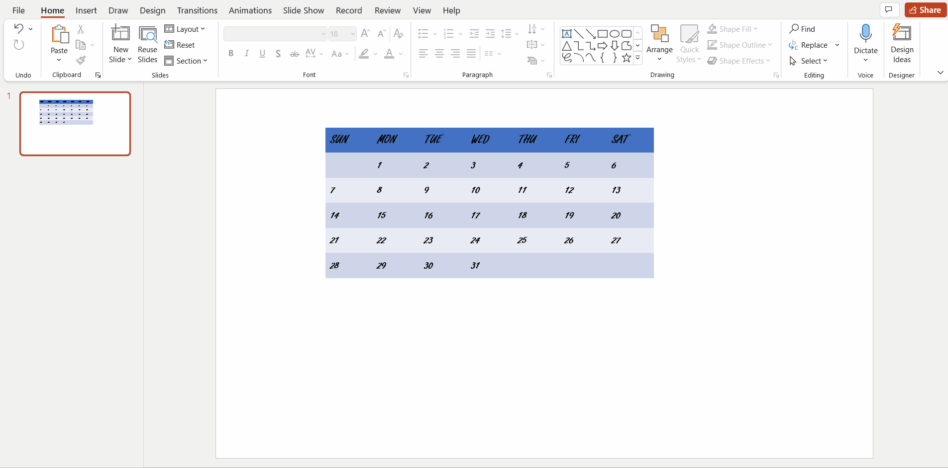 how-to-make-a-calendar-in-powerpoint