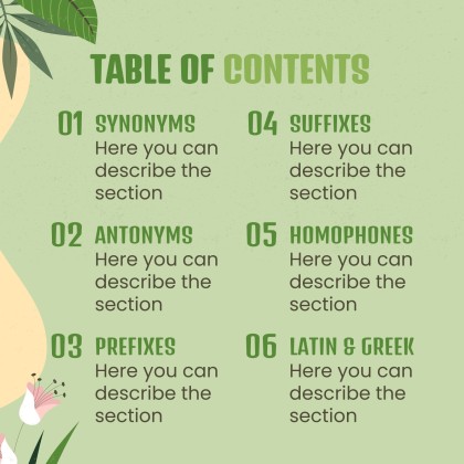 Plantilla de presentación Clase de inglés para primaria