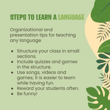 Plantilla de presentación Clase de inglés para primaria