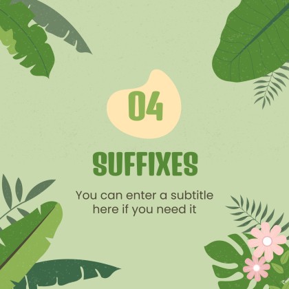 Plantilla de presentación Clase de inglés para primaria