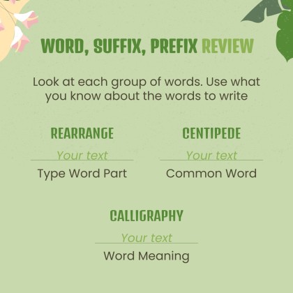 Plantilla de presentación Clase de inglés para primaria