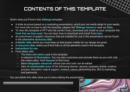 Acid Colors Travel Brochure Newsletter presentation template 