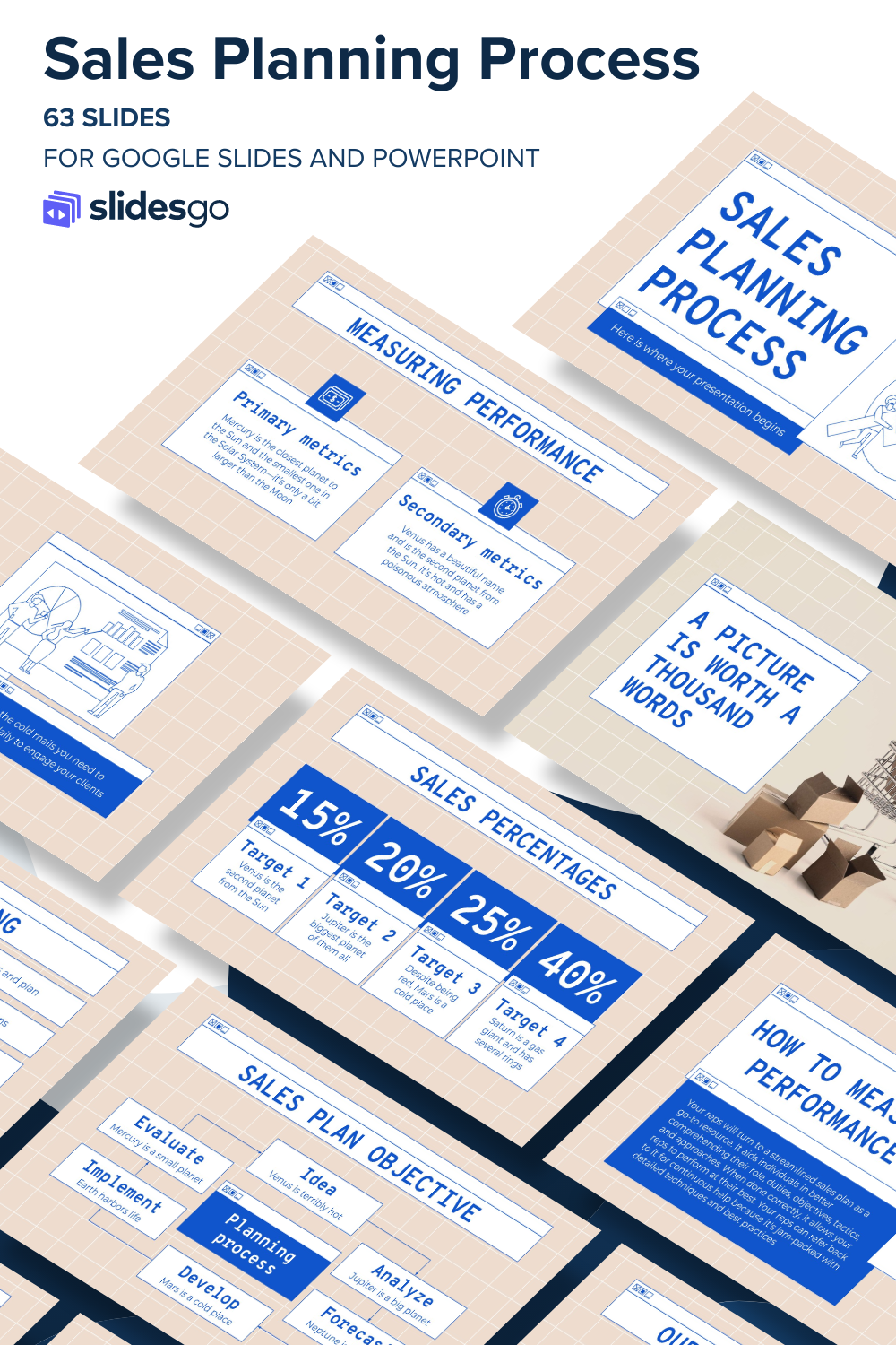 Sales Planning Process | Google Slides & PowerPoint template