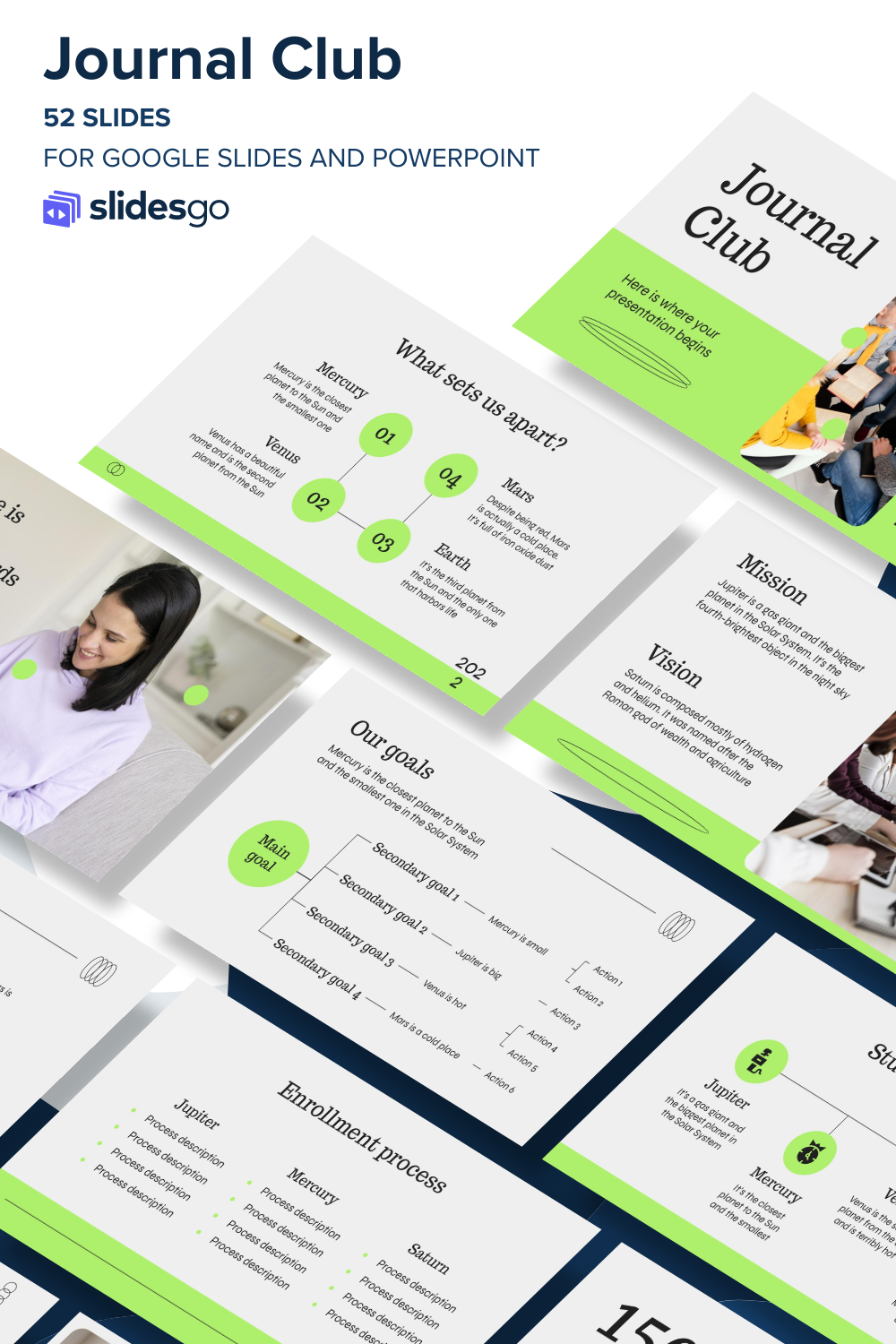 Journal Club Google Slides theme PowerPoint template
