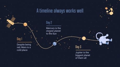 Plantilla de presentación El espacio y las galaxias