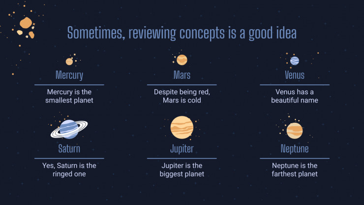 Plantilla de presentación El espacio y las galaxias