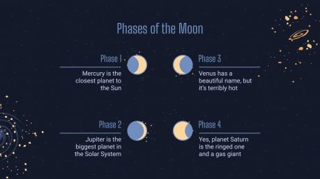 Plantilla de presentación El espacio y las galaxias