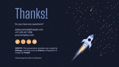 Plantilla de presentación El espacio y las galaxias