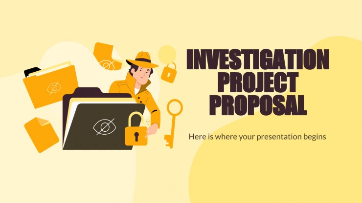 Investigation Project Proposal presentation template