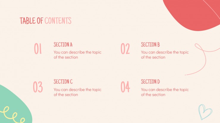 Valentine's Season presentation template