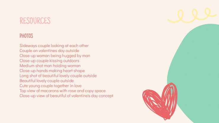 Valentine's Season presentation template