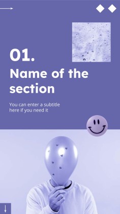 Plantilla de presentación Color del año 2022: Very Peri