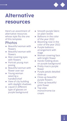 Plantilla de presentación Color del año 2022: Very Peri