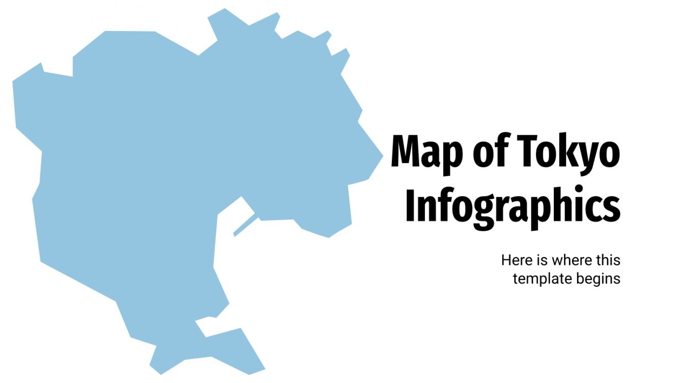Map of Tokyo Infographics for Google Slides and PowerPoint