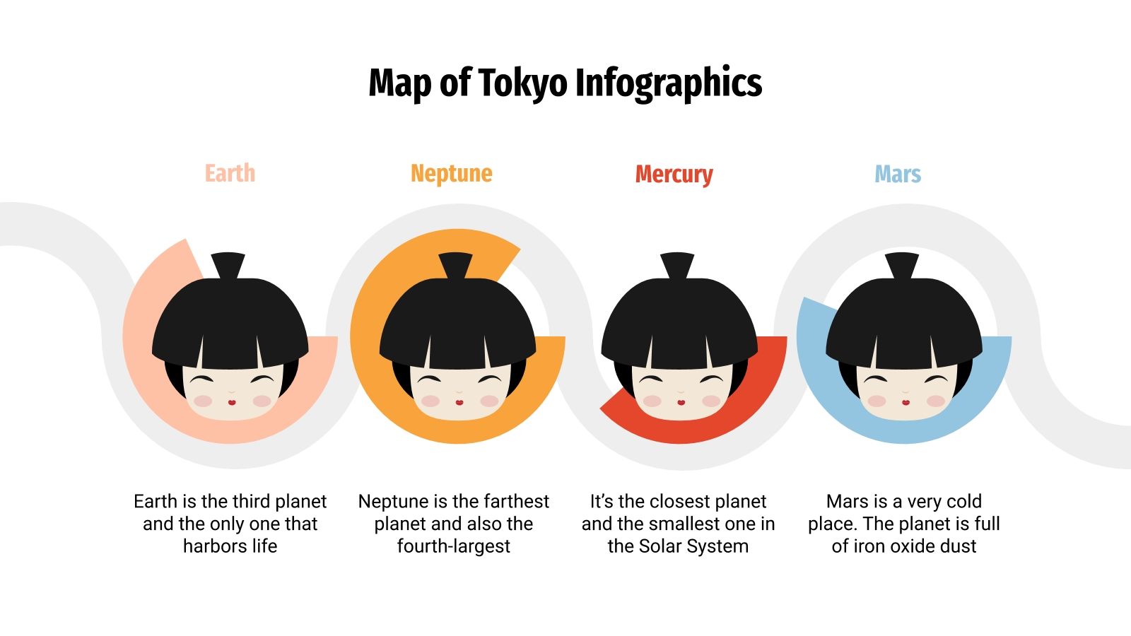 Map of Tokyo Infographics for Google Slides and PowerPoint