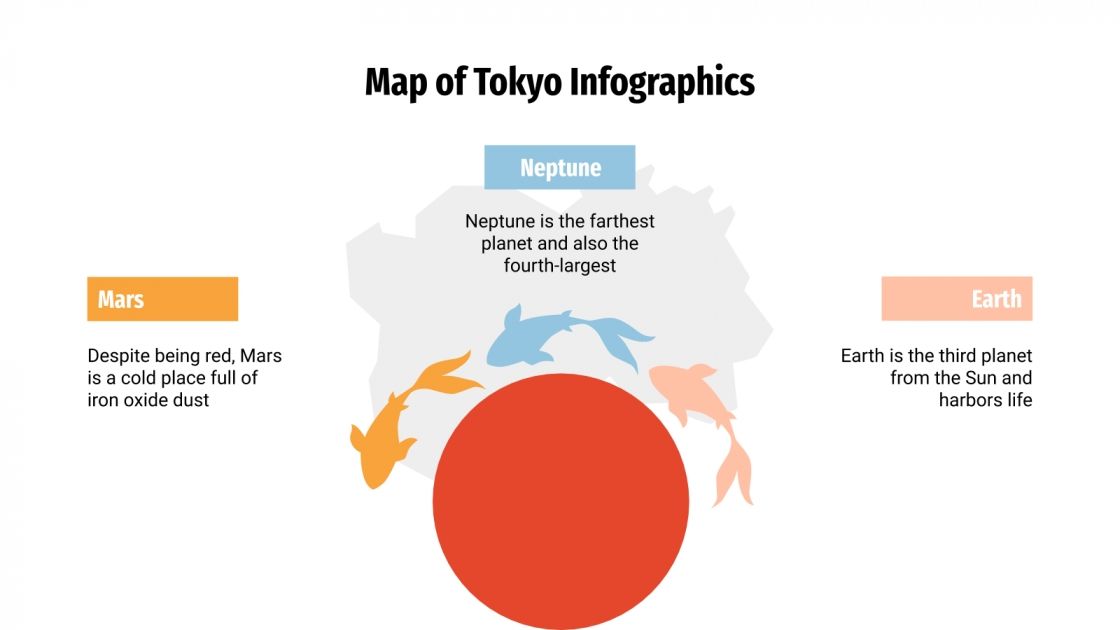 Map of Tokyo Infographics for Google Slides and PowerPoint