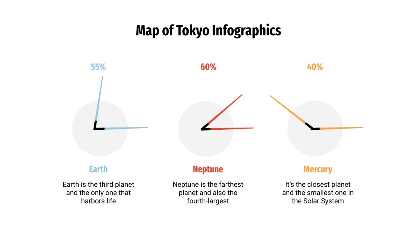 Map of Tokyo Infographics for Google Slides and PowerPoint