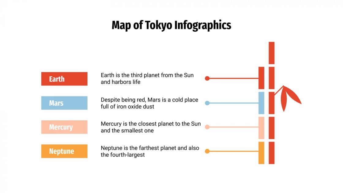 Map of Tokyo Infographics for Google Slides and PowerPoint