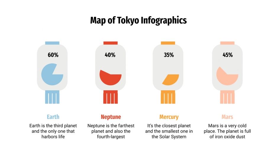 Map of Tokyo Infographics for Google Slides and PowerPoint