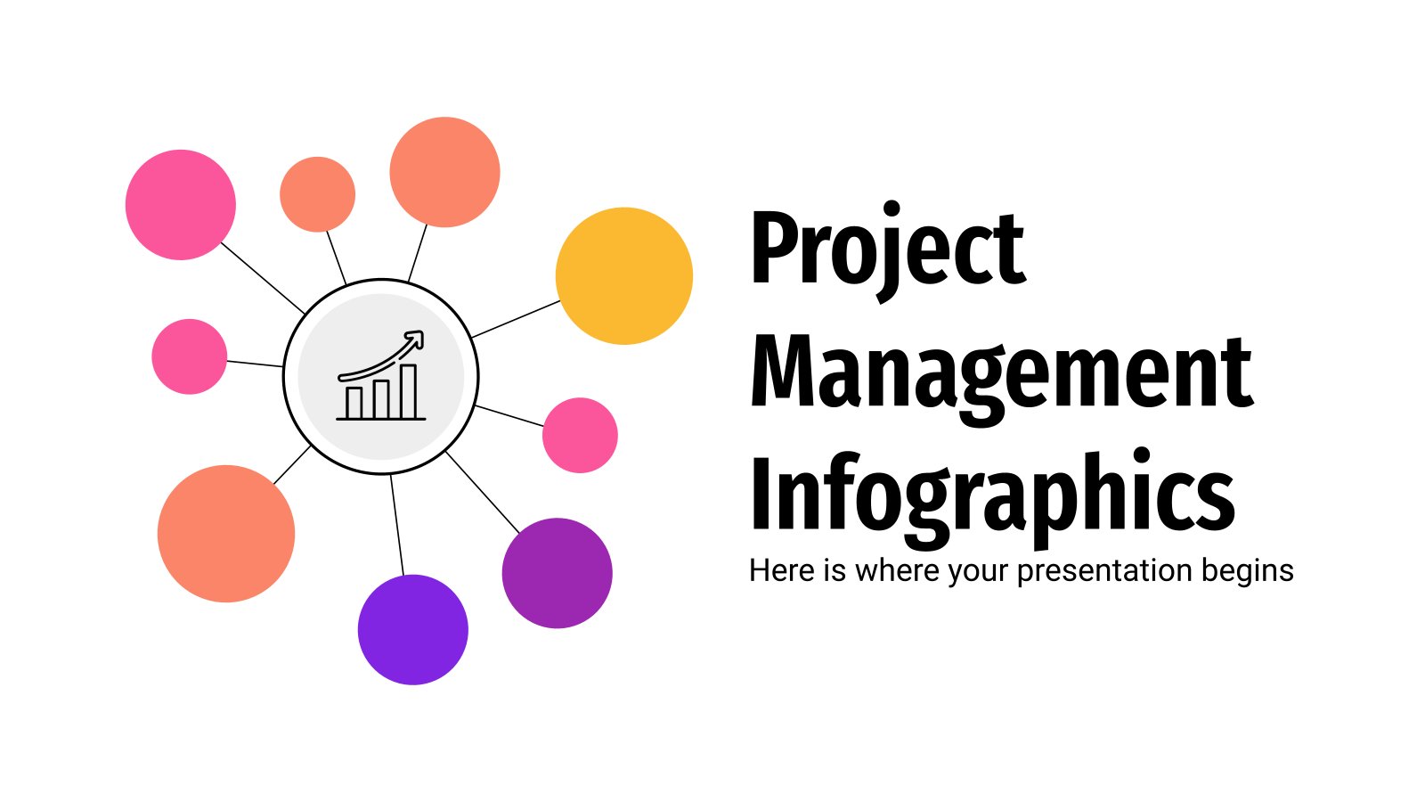 Infographies de gestion de projet Modèles de présentation