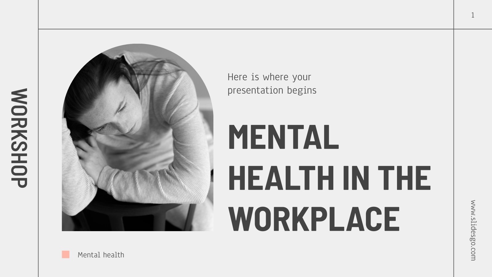 Mental Health in the Workplace Workshop | Google Slides & PPT