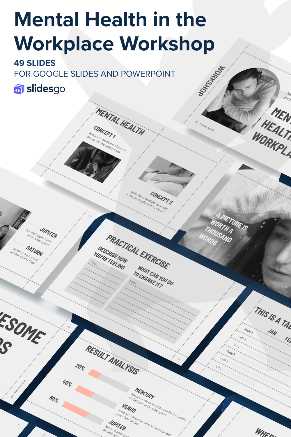 Mental Health in the Workplace Workshop | Google Slides & PPT