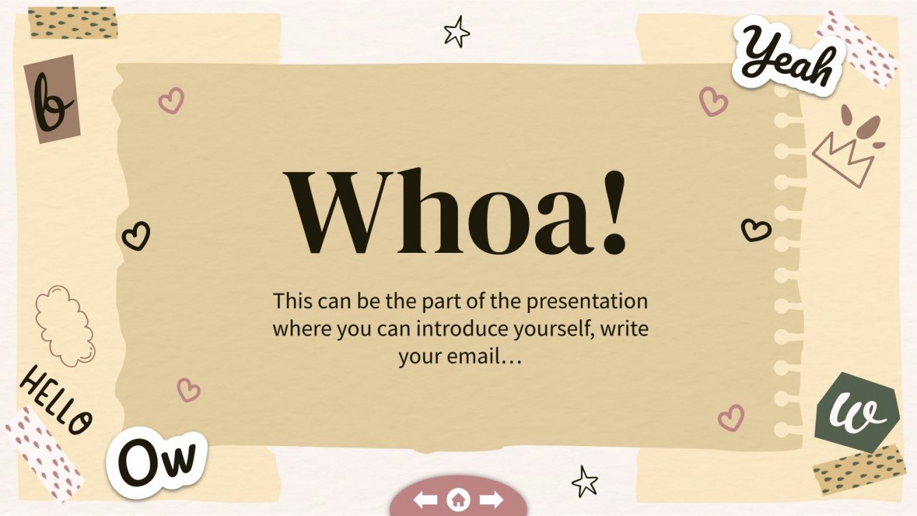 Tape Scrapbook for Marketing Google Slides and PowerPoint