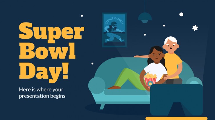 Super Bowl Day! presentation template