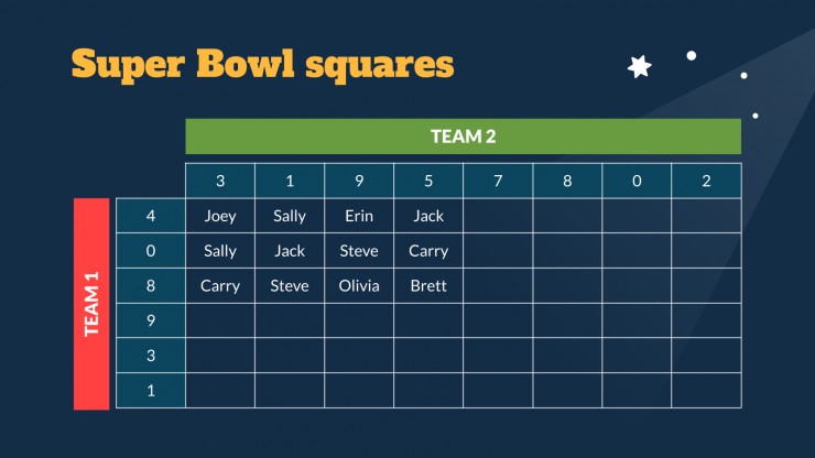 Super Bowl Day! presentation template