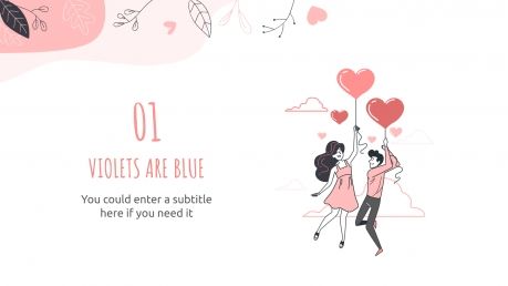 Roses Are Red presentation template