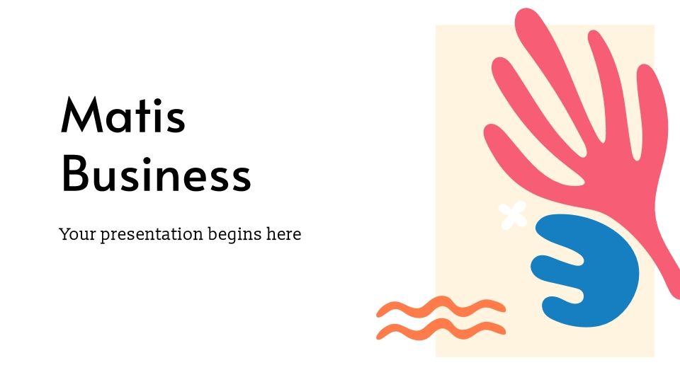 Affaires Matis Modèles de présentation