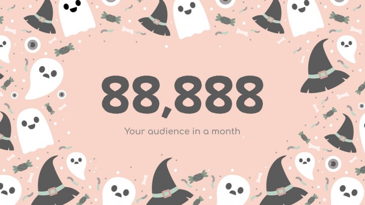 Modèle d’Halloween pour les réseaux sociaux : Modèles de présentation