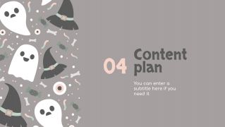 Plantilla de presentación Patrones de Halloween