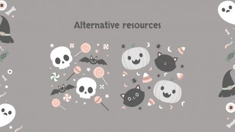 Plantilla de presentación Patrones de Halloween