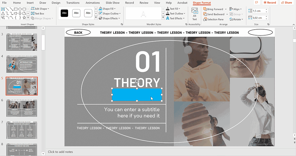 how to highlight text in a picture in powerpoint