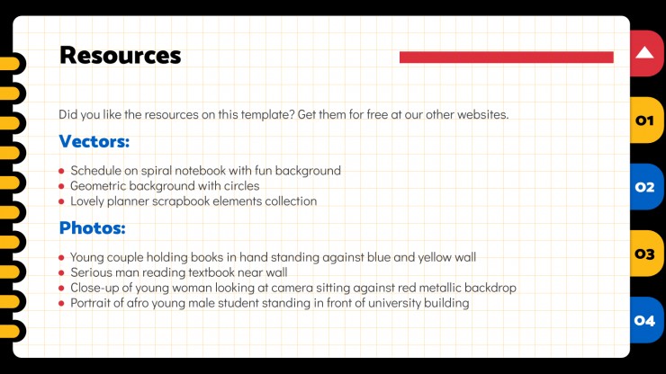 Writic Geometric Notebook presentation template
