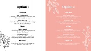 Floral Wedding presentation template