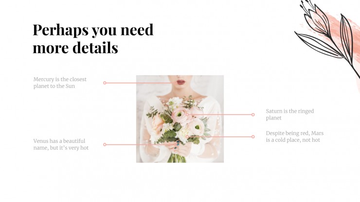 Modelo de apresentação Casamento floral
