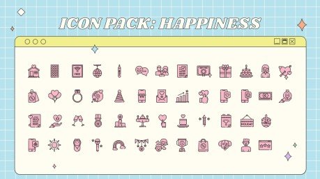 Wir sind glücklich IG Stories Präsentationsvorlage