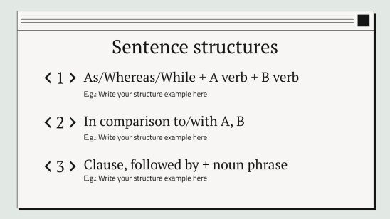 9th grade: Continuous Tenses and Sentence Variety