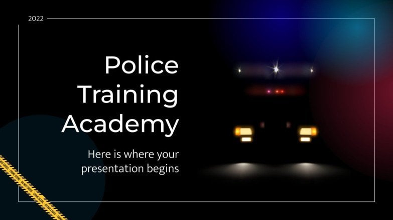 Free Google Slides and PowerPoint Templates on Police