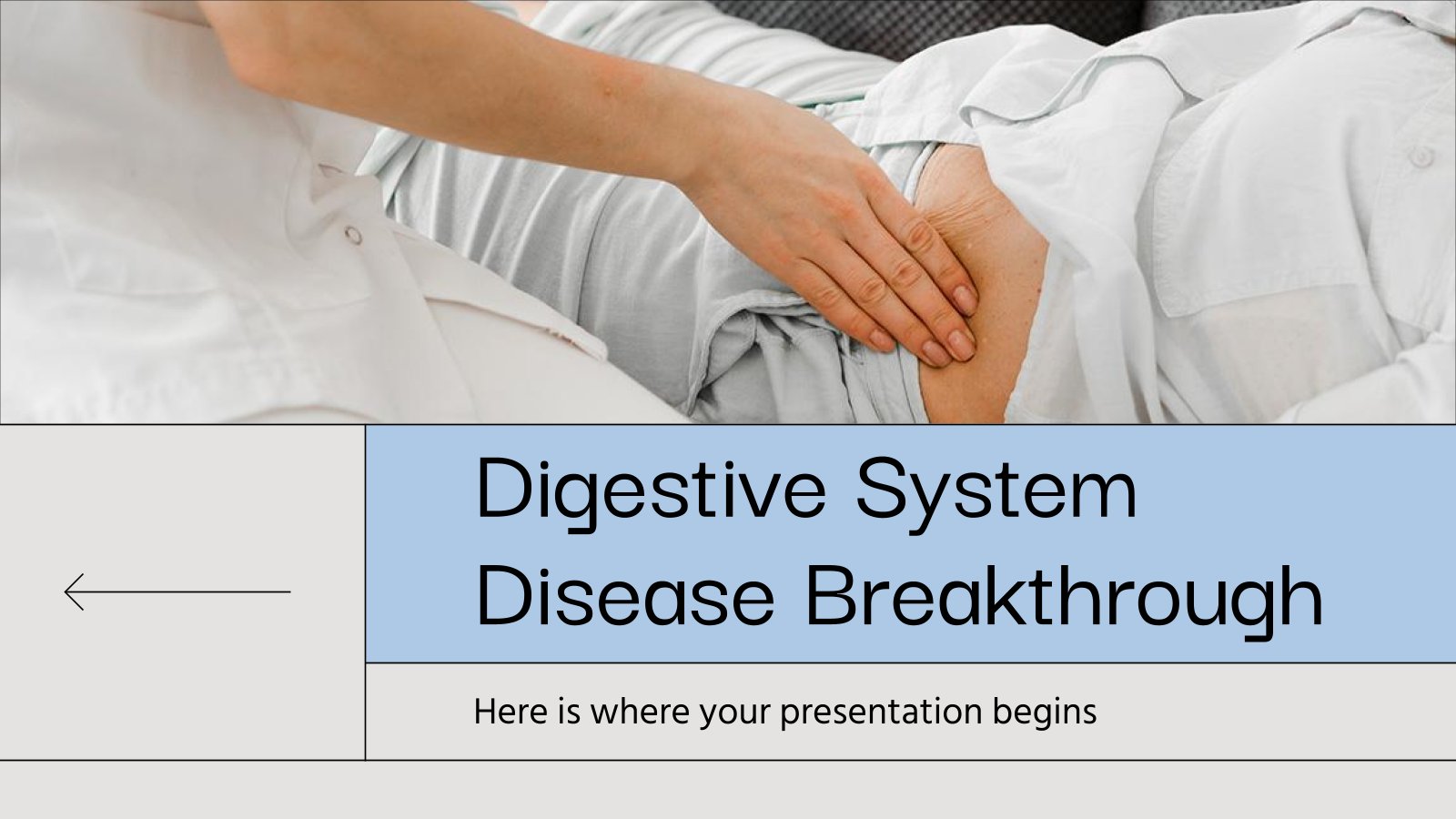 Digestive System Disease Breakthrough presentation template 