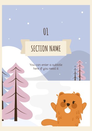Groundhog Day Minitheme presentation template 