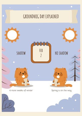 Groundhog Day Minitheme presentation template 