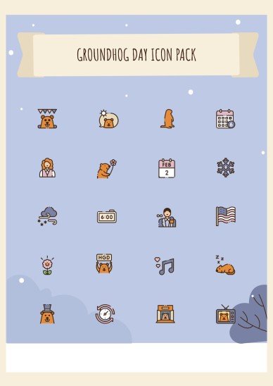 Groundhog Day Minitheme presentation template 