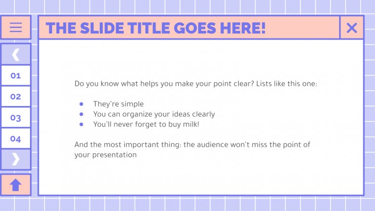Cute Lovely Interface presentation template