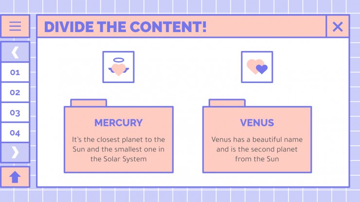 Cute Lovely Interface presentation template