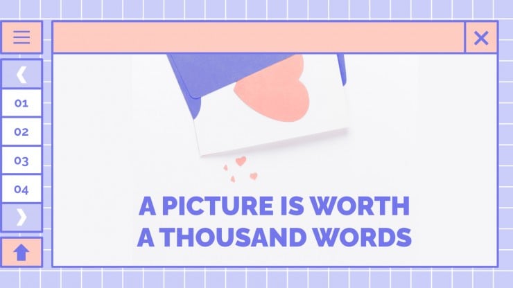 Cute Lovely Interface presentation template